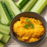 Hummus selbst machen kalorienarm vegan ohne Tahini 2