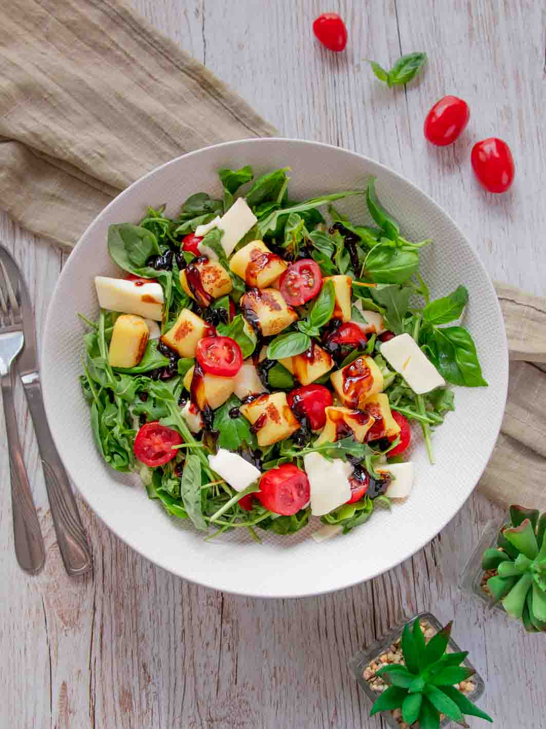 Tomate Mozzarella Salat kalorienarm