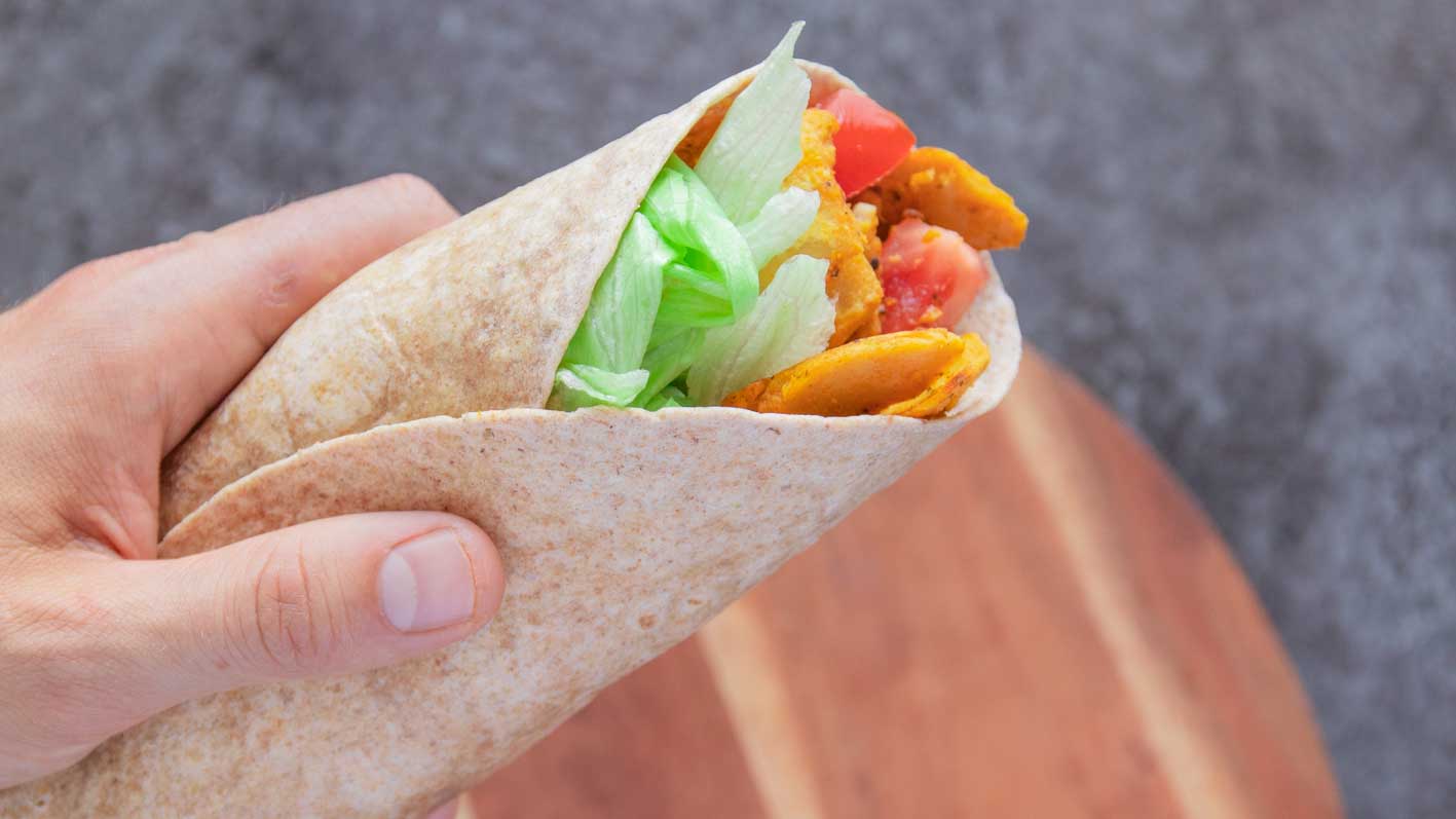 Wrap Rezept vegetarisch mit Feta Wrap Rezept vegetarisch mit Feta