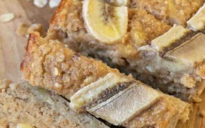 Bananenbrot mit Haferflocken – kalorienarm und vegan