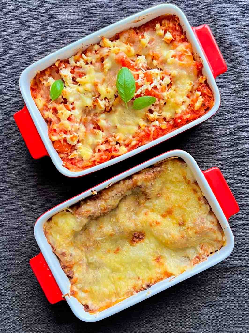 Kürbis-Lasagne ohne Bechamel (kalorienarm, vegetarisch)