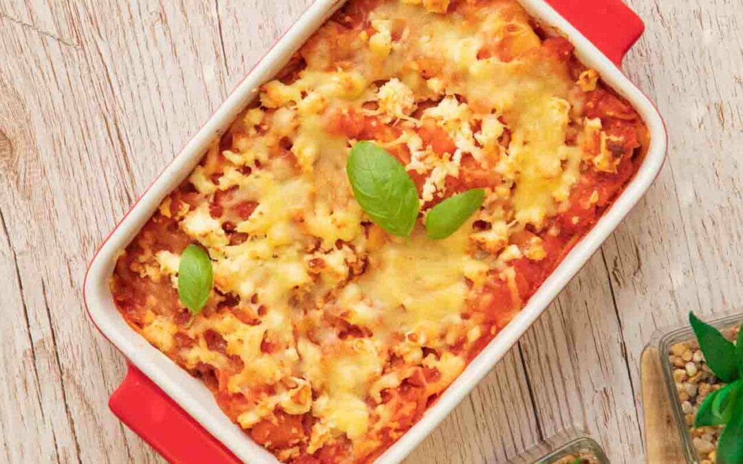 Kürbis-Lasagne ohne Bechamel (kalorienarm, vegetarisch)