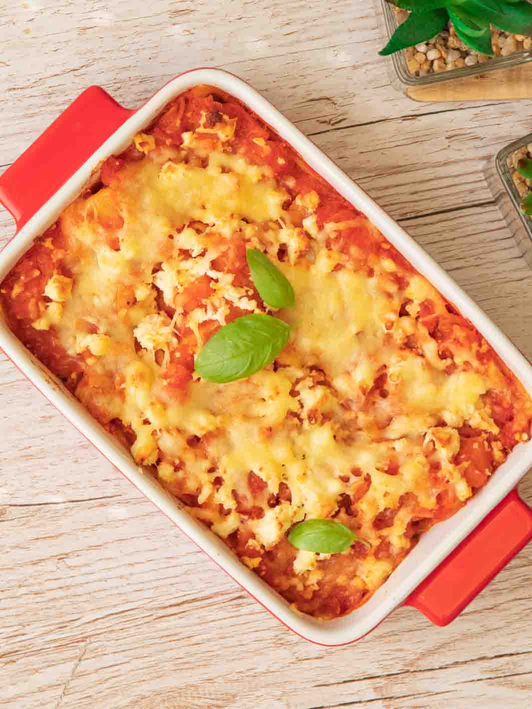 Kürbis-Lasagne ohne Bechamel (kalorienarm, vegetarisch)