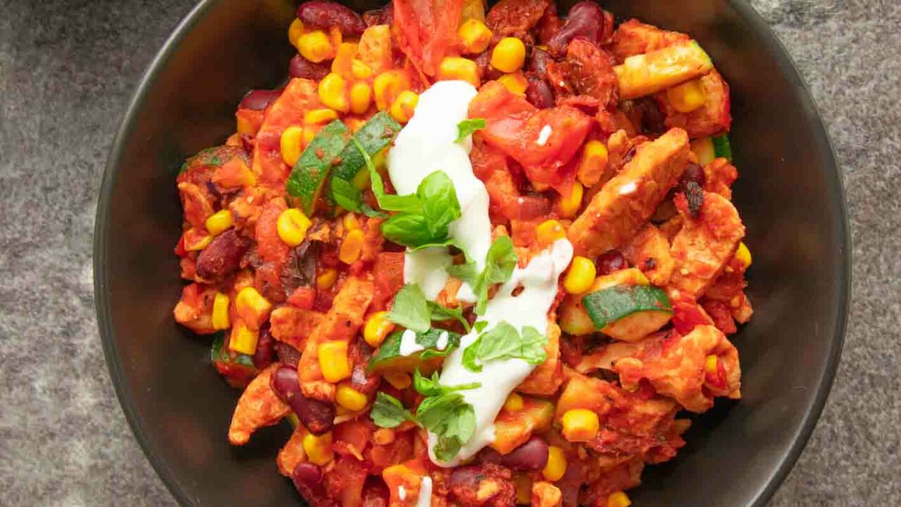 Chili sin carne - kalorienarm, einfach, vegan