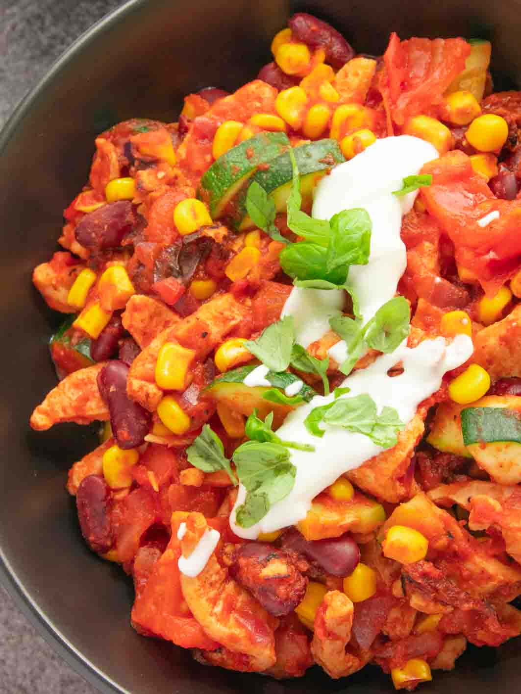 chili sin carne kalorienarm vegan einfach