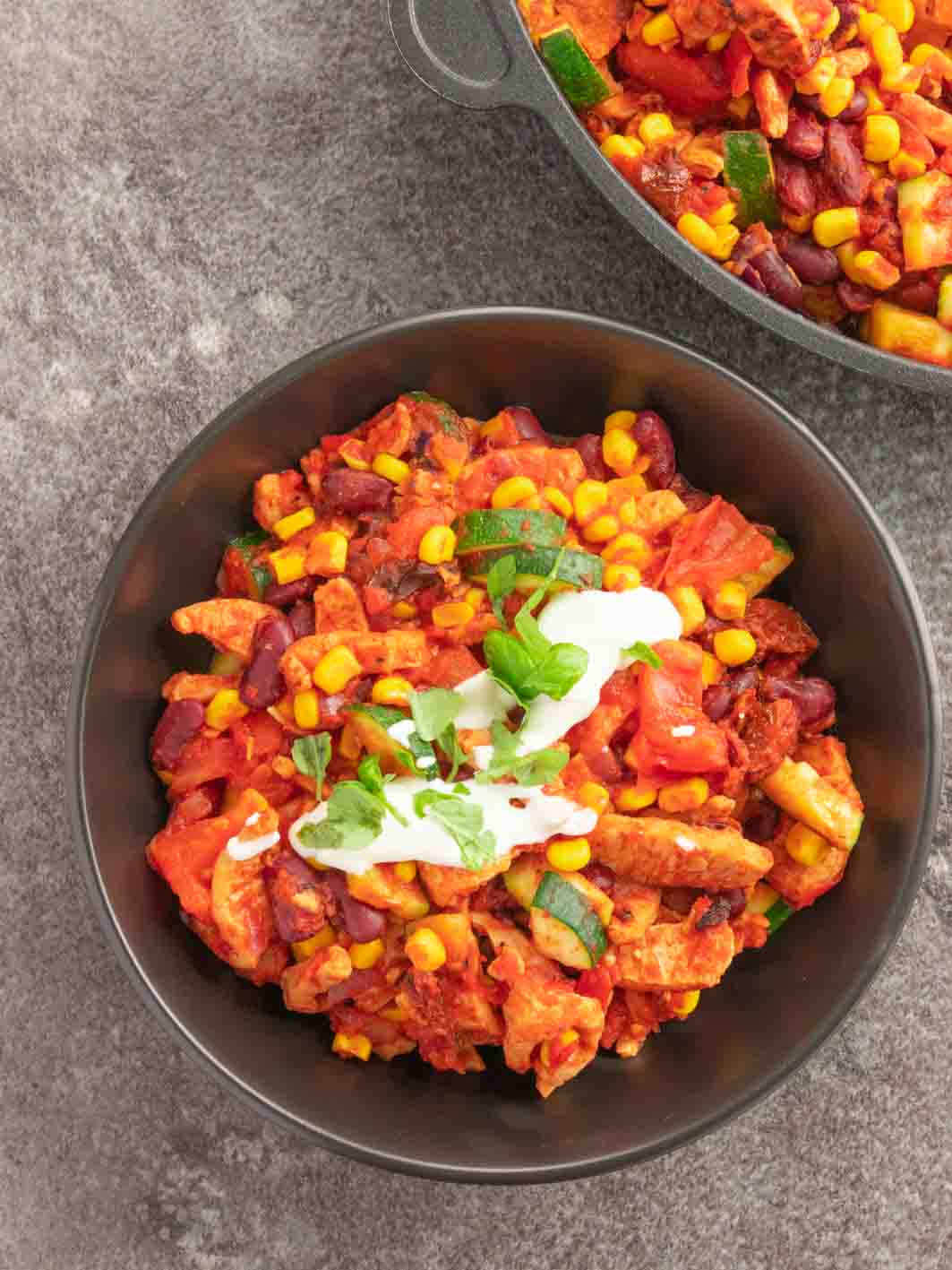 chili sin carne kalorienarm vegan einfach