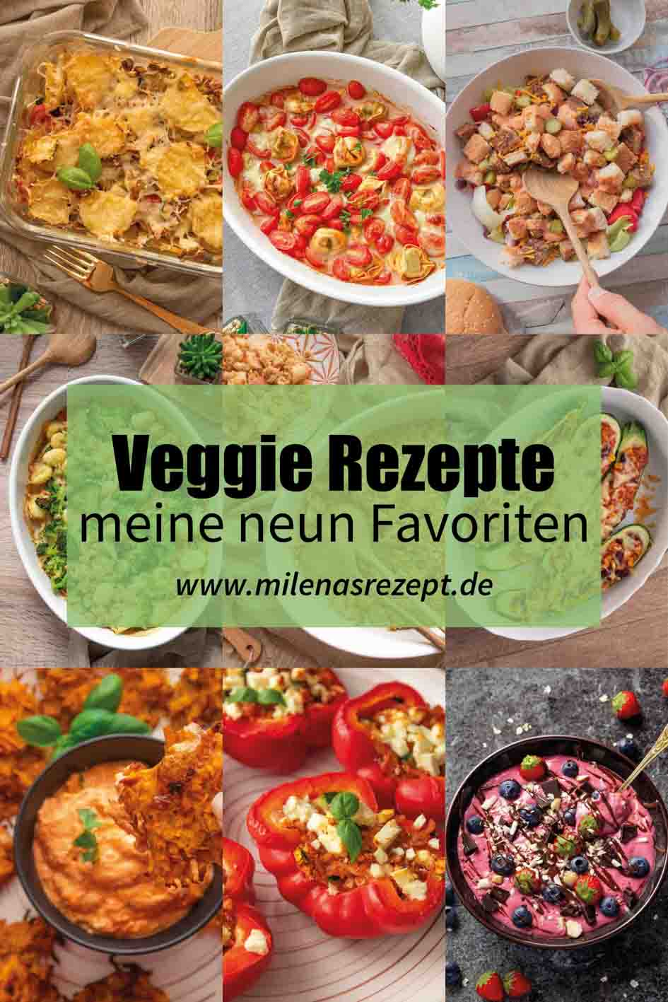 Vegetarische Rezepte schnell und einfach - Pin