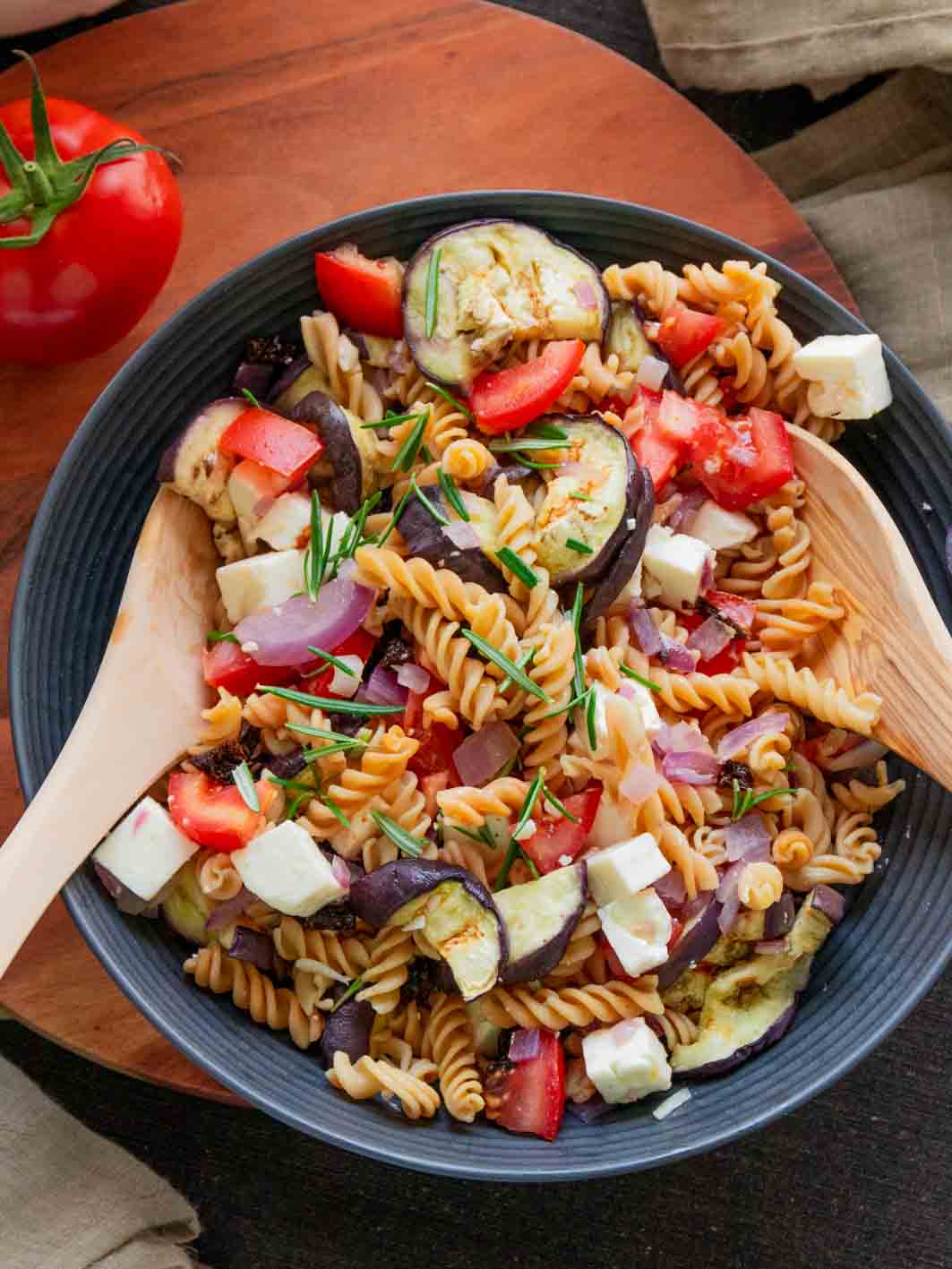 Salat Rezepte - mediterraner Nudelsalat Salat Rezepte - mediterraner Nudelsalat