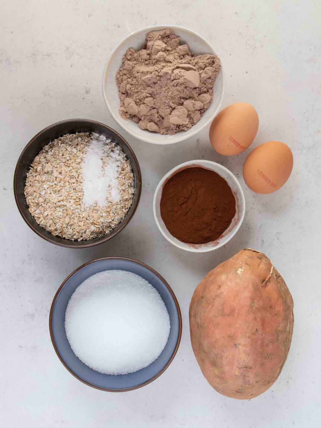 Gesunde Brownies ohne Butter Rezept - Zutaten Gesunde Brownies ohne Butter Rezept - Zutaten