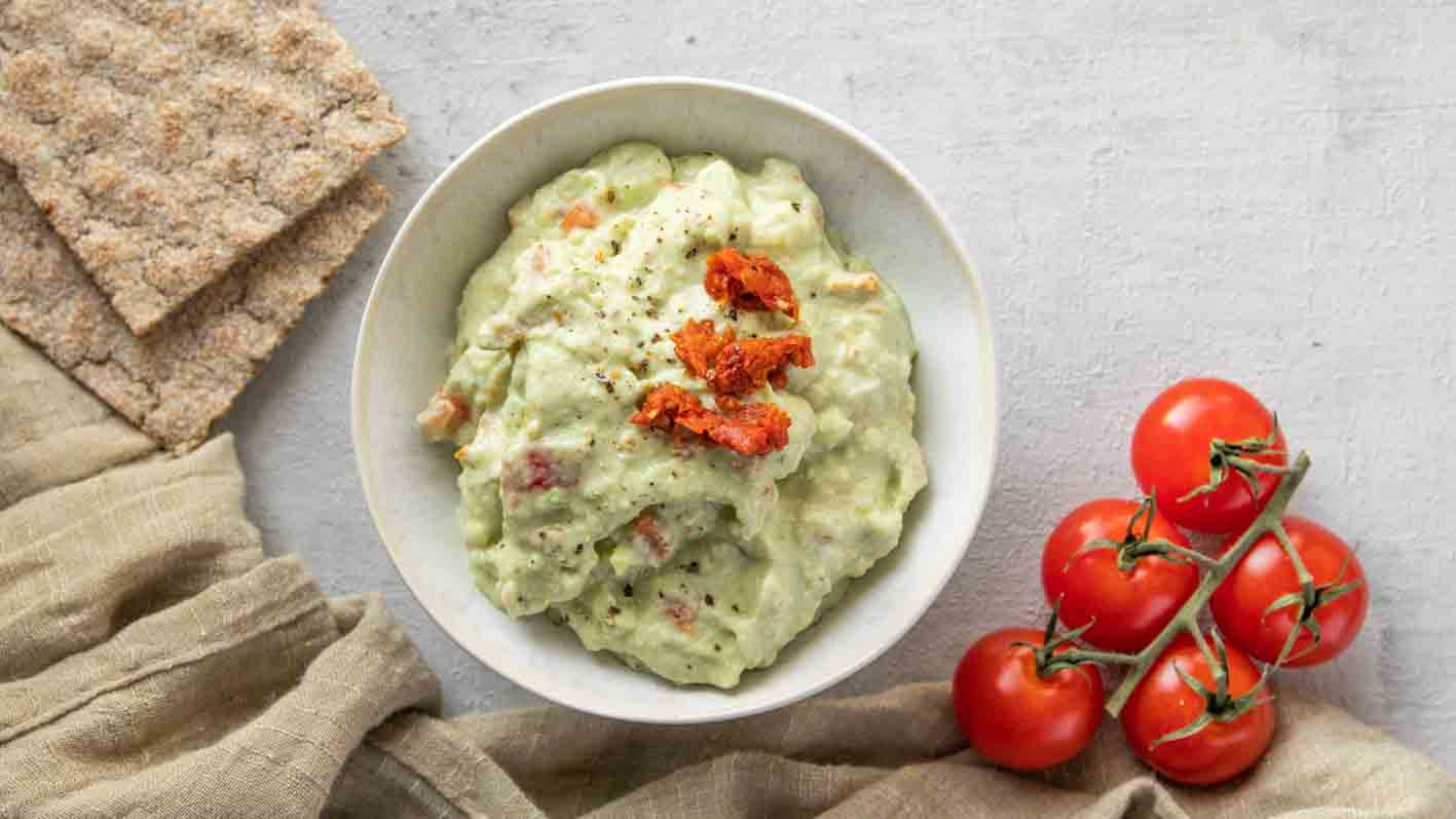 Guacamole kalorienarm - avocado dip einfach selber machen