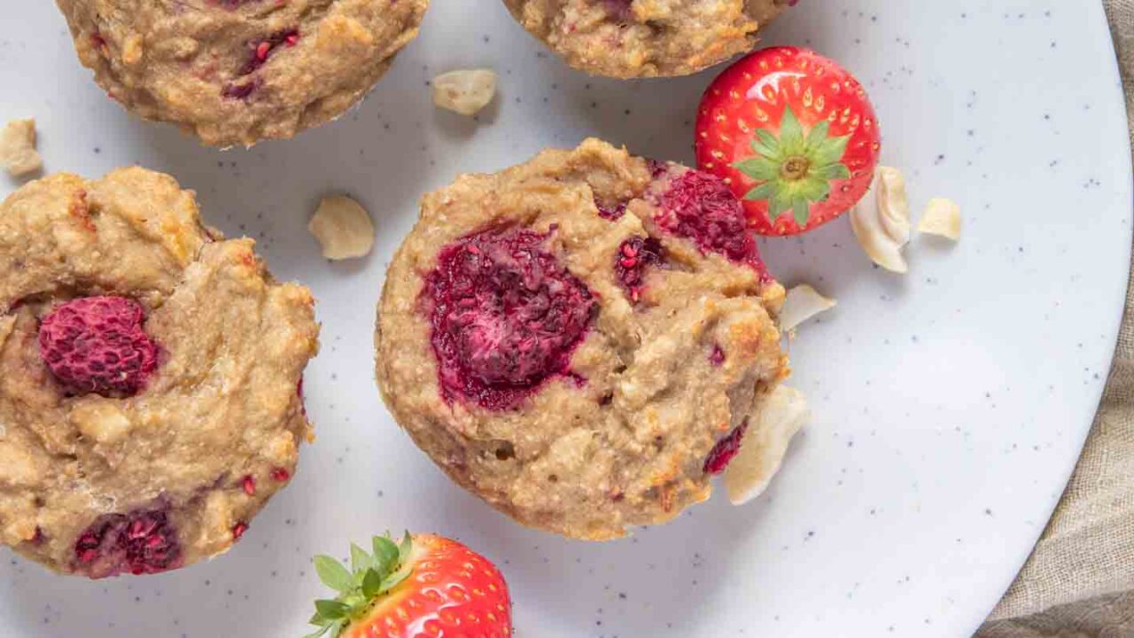 Bananenmuffins ohne Zucker