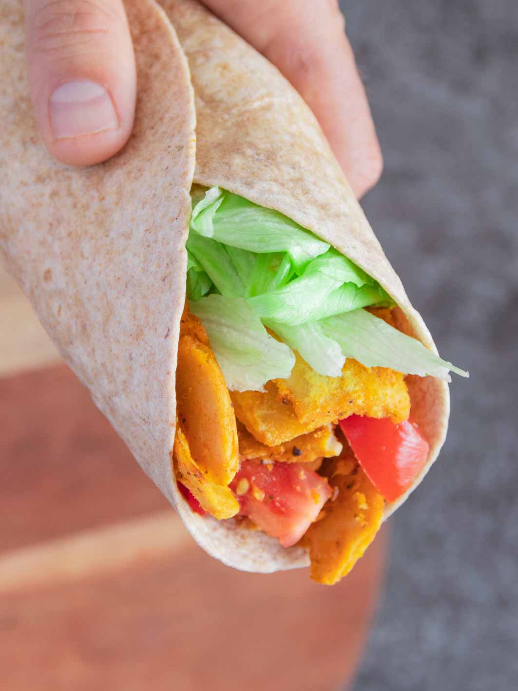 Meal Prep Rezepte - Wrap vegetarisch Meal Prep Rezepte - Wrap vegetarisch