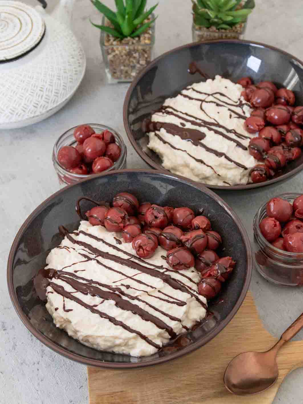 Reispudding mit 40 g Protein zum Abnehmen