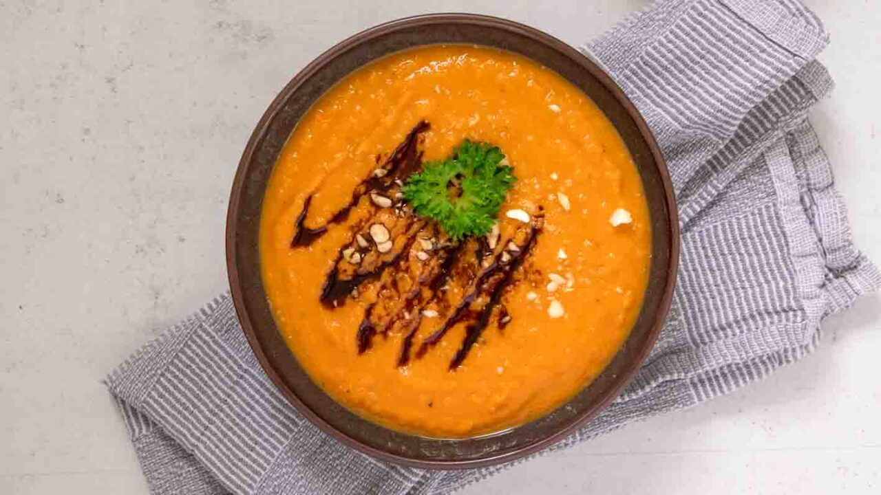 Cremige Süßkartoffelsuppe